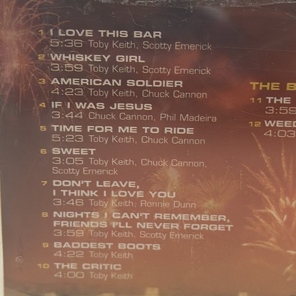 Toby Keith Shock’n Y’all CD - Picture 3 of 5